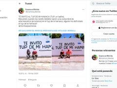 Publicación de Barda 23 Te invito al tup de mi hamaca, por proyecto Enamora Mérida.