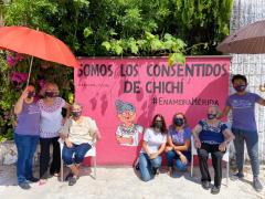 Barda 26 Somos los consentidos de Chichí. Fotografía: Enamora Mérida.