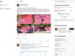 Publicación de la Barda 26 Somos los consentidos de Chichí, por proyecto Enamora Mérida.