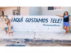 Barda 46: ¡Aquí gustamos tele!. Fotografía: Enamora Mérida.