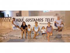 Barda 46: ¡Aquí gustamos tele!. Fotografía: Enamora Mérida.
