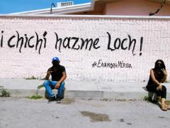 Barda 55: ¡Chichí hazme loch! (Calle 17B). Fotografía: Enamora Mérida.