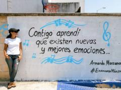 Barda 58: Contigo aprendí que existen nuevas y mejores emociones... Armando Manzanero. Fotografía: Enamora Mérida.