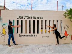 Barda 69: Jach utoech tin wich (Estoy enamorado de ti). Fotografía: Enamora Mérida.