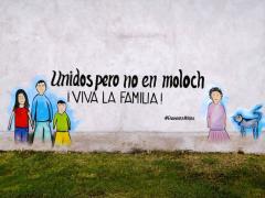 Barda 87: Unidos pero no en moloch ¡Viva la familia¡. Fotografía: Enamora Mérida.