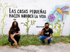 Barda 90: Las cosas pequeñas hacen nohoch la vida (Calle 74B). Fotografía: Enamora Mérida.