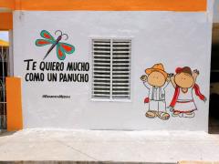 Barda 91: Te quiero mucho como un panucho (Calle 28). Fotografía: Enamora Mérida.