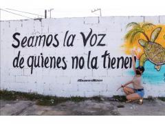 Barda 92: Seamos la voz de quienes no la tienen ¿Ma'sino? Fotografía: Enamora Mérida.