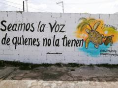 Barda 92: Seamos la voz de quienes no la tienen ¿Ma'sino? Fotografía: Enamora Mérida.