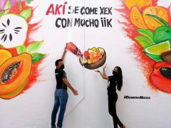 Barda 93: Akí se come xek con mucho iik. Fotografía: Enamora Mérida.
