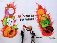 Barda 93: Akí se come xek con mucho iik. Fotografía: Enamora Mérida.
