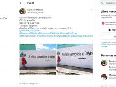 Publicación de Barda 96: Mi chichí siempre tiene la razón, por proyecto Enamora Mérida.