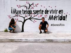 Barda: ¡Mare, tengo suerte de vivir en Mérida¡ (Calle 72A). Fotografía: Enamora Mérida.